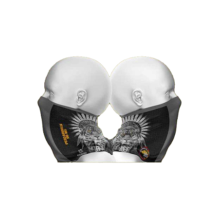 Bandana Masculina Pescadores do MS – onça cocar black