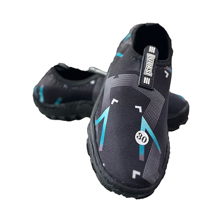 Tênis Híbrido infantil Lupasi preto e azul