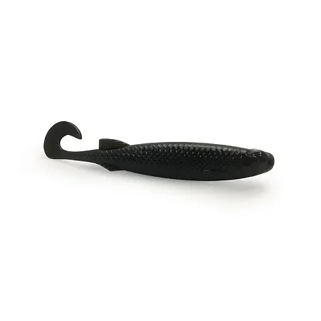 Isca Artificial Soft Monster 3x E-Shad cor black C/05un 9 cm