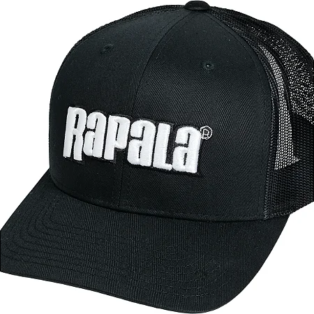 BONÉ RAPALA CLÁSSICO PRETO COM TELA