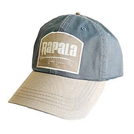 BONÉ RAPALA LOGO AZUL E CINZA