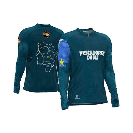 Camiseta Masculina pescadores do ms – ms azul