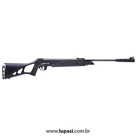 CARABINA DE PRESSÃO 5,5MM NITRO-X – CORONHA POLIPROPILENO THUMBHOLE PRETA