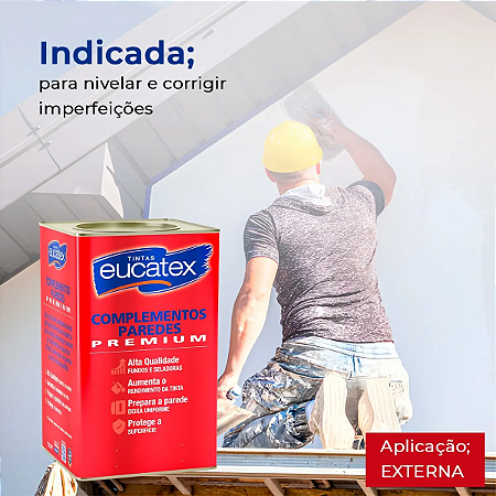 Massa acrílica Eucatex