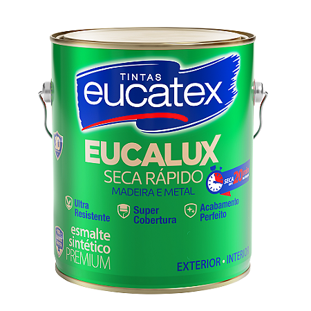 Tinta Esmalte Sintético Secagem Rápida 20min Eucalux