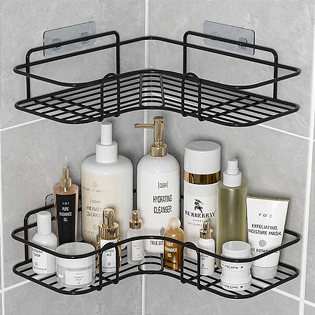 Porta Shampoo Sabonete Organizador Suporte De Canto Parede Banheiro Box  Prateleira - Coisas Já | Compre Simples, Receba em Casa