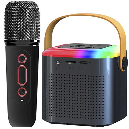ini Karaokê Infantil Bluetooth Caixinha de Som Com Microfone Muda Voz -  Coisas Já | Compre Simples, Receba em Casa