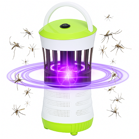 Luminária Mata-Mosquito LED UV Silenciosa Bivolt Fix