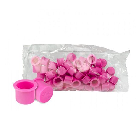 Batoque Plástico Rosa 10mm Gr Colors 50 Unidades