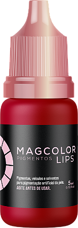 Vermelho MagColor Gold Lips 5ml