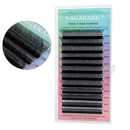 Cílios Nagaraku Y 0,05 D Mix 8 a 14mm