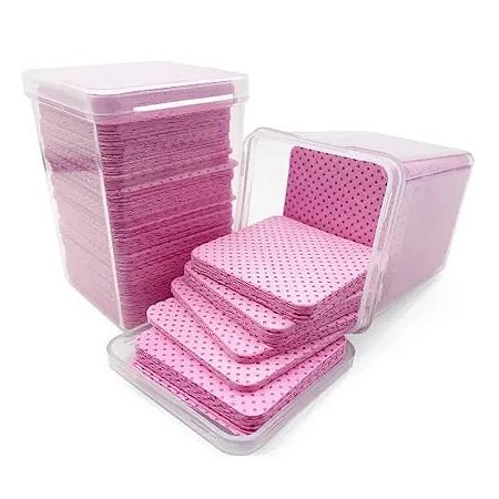 Lenços para Limpeza Bico da Cola Cílios 4,8 x 4,9cm 200 unid