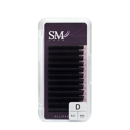 Cílios SM Lash Elipse 0,20 D Mix 8-12mm