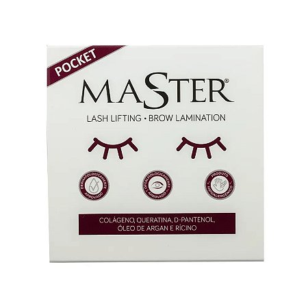 Kit Master Lash Lifting e Brow Lamination Pocket