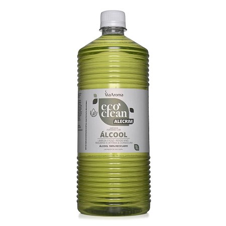 Limpador Perfumado Com Álcool Eco Clean Alecrim Via Aroma 1 Litro