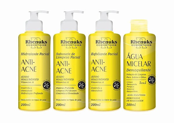 Kit Skin Care Anti-Acne Rhenuks