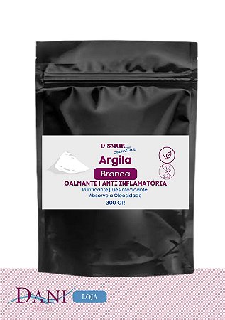 Argila Branca D'Smuk 300gr