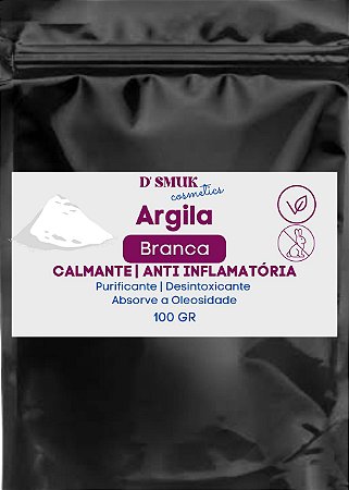 Argila Branca D'Smuk 100gr
