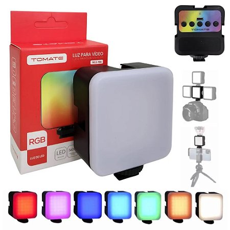 Luz para Vídeo e Foto Led MLG-106 Tomate