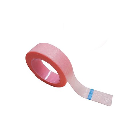 Fita Micropore Rosa para Extensão de Cílios Fina