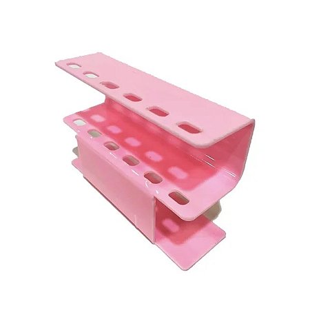 Suporte Acrílico Rosa para Pinças
