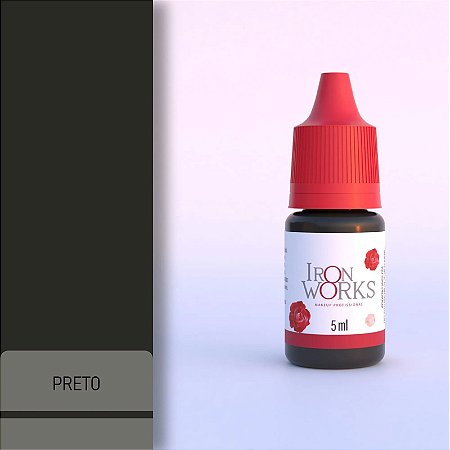 Preto Pigmento Iron Works 5ml