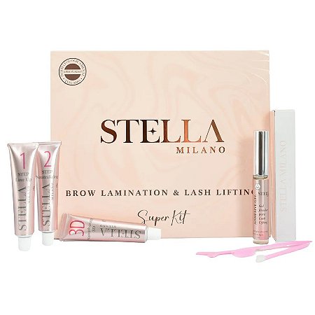Super Kit Brow Lamination e Lash Lifting Stella Milano