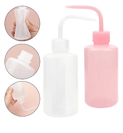 Frasco Almotolia Pisseta Bico Curvo 150ml