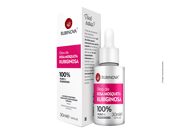 Óleo de Rosa Mosqueta Rubiginosa Rubinova 30ml