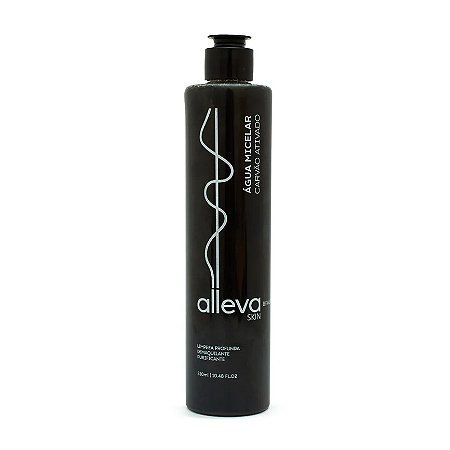 Água Micelar de Carvão Ativado Alleva 310ml