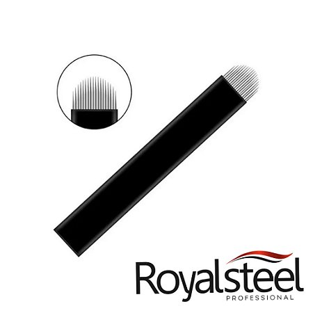 Lâmina Flex Royal Steel Ultra Blade 18U Pontas 0,18mm