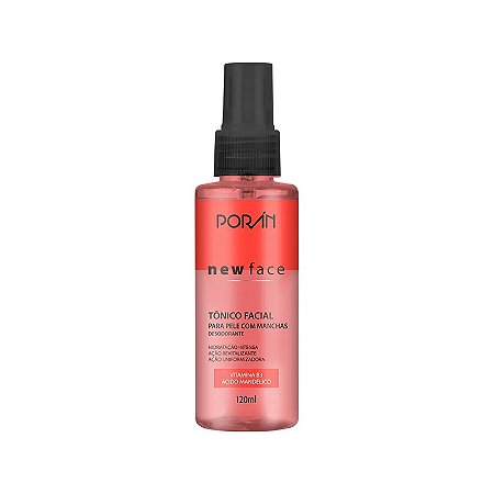 Tonico Facial Pele com Machas New Face Poran 120ml