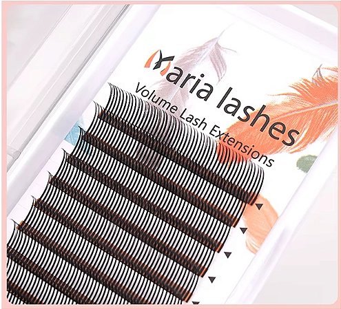 Cílios Maria Sasha Flora 5D Efeito Molhado 0,07 D Mix 8-12mm