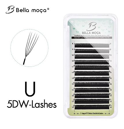 Cílios Bella Moça W 5D U 0,07 D Mix 8-12mm