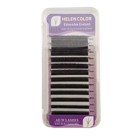 Cílios Helen Color 6D W 0,07 D Mix 8-14mm