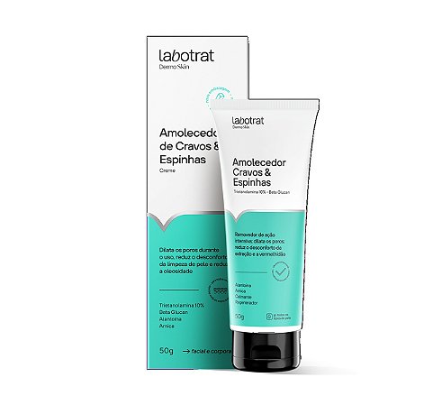 Amolecedor Cravos e Espinhas Labotrat Creme Facial e Corporal 50gr