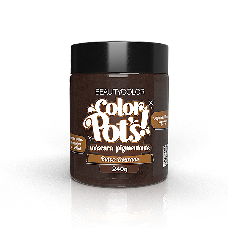 Máscara Pigmentante Color Pot’s - Ruivo Dourado 240gr