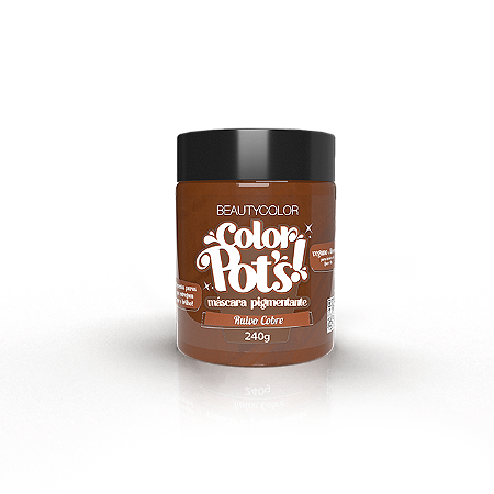 Máscara Pigmentante Color Pot’s - Ruivo Cobre 240gr