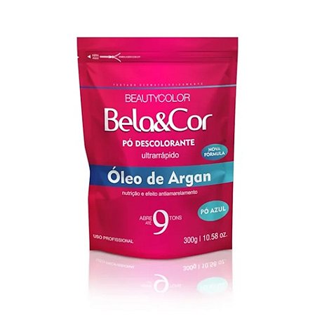 Pó Descolorante Bela&Cor - Óleo de Argan 300gr
