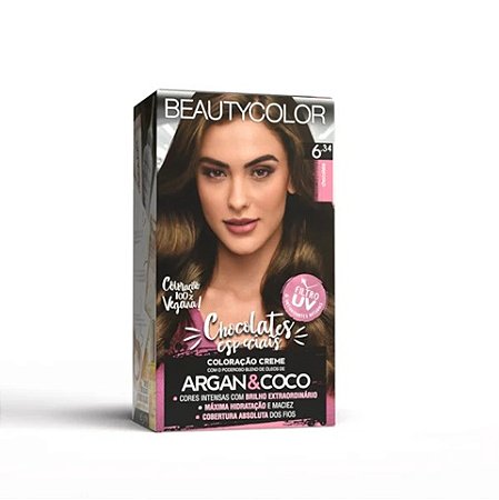 Coloração Kit BEAUTYCOLOR - 6.34 Chocolate