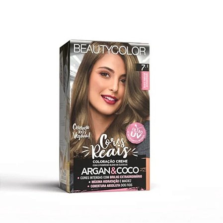 Coloração Kit BEAUTYCOLOR - 7.1 Louro Natural Acinzentado