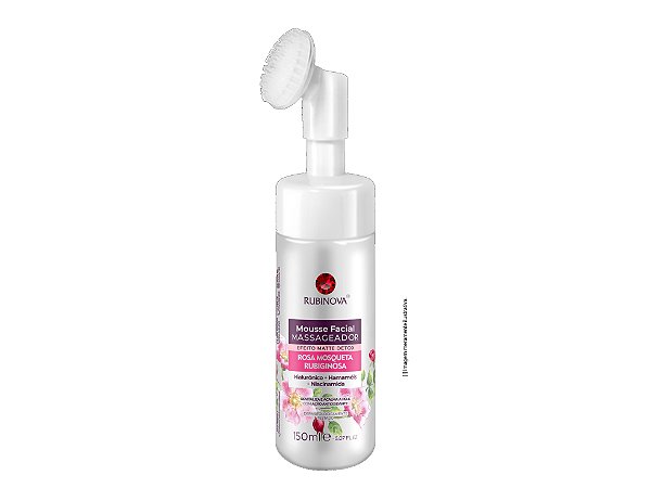 Mousse Facial Massageador Matte Detox Rubinova 150ml