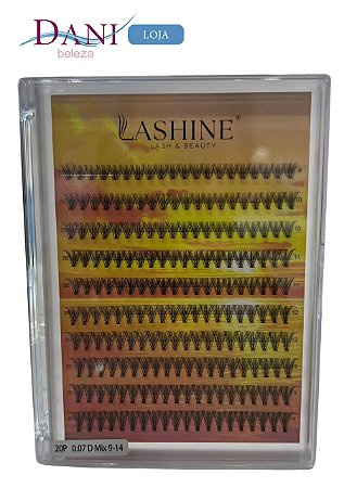 Cílios Tufo Lashine 20P 0,07D Mix 9-14mm