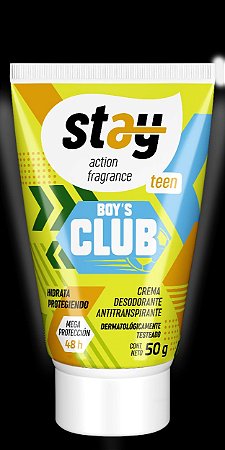 Creme Desodorante Antitranspirante Stay Teen Boys Club 50gr