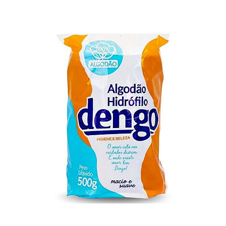 Algodão Hidrófilo em Rolo Dengo 500gr