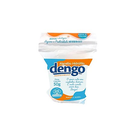 Algodão Hidrófilo em Rolo Ziplock Dengo 50gr