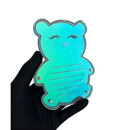 Placa Suporte Cílios Ursinho