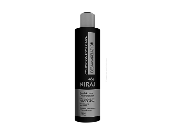 Condicionador Cinza Desamarelador Niraj 200ml