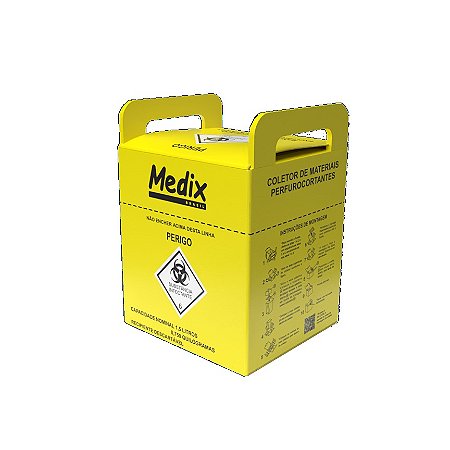 Coletor Perfurocortante 1,5 Litros Medix