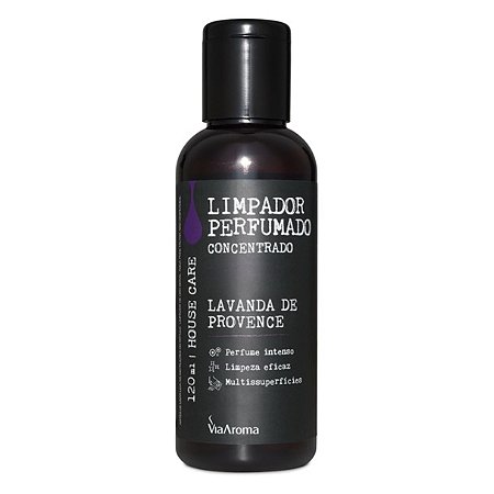 Limpador Perfumado Concentrado Lavanda de Provence Via Aroma - 120ml